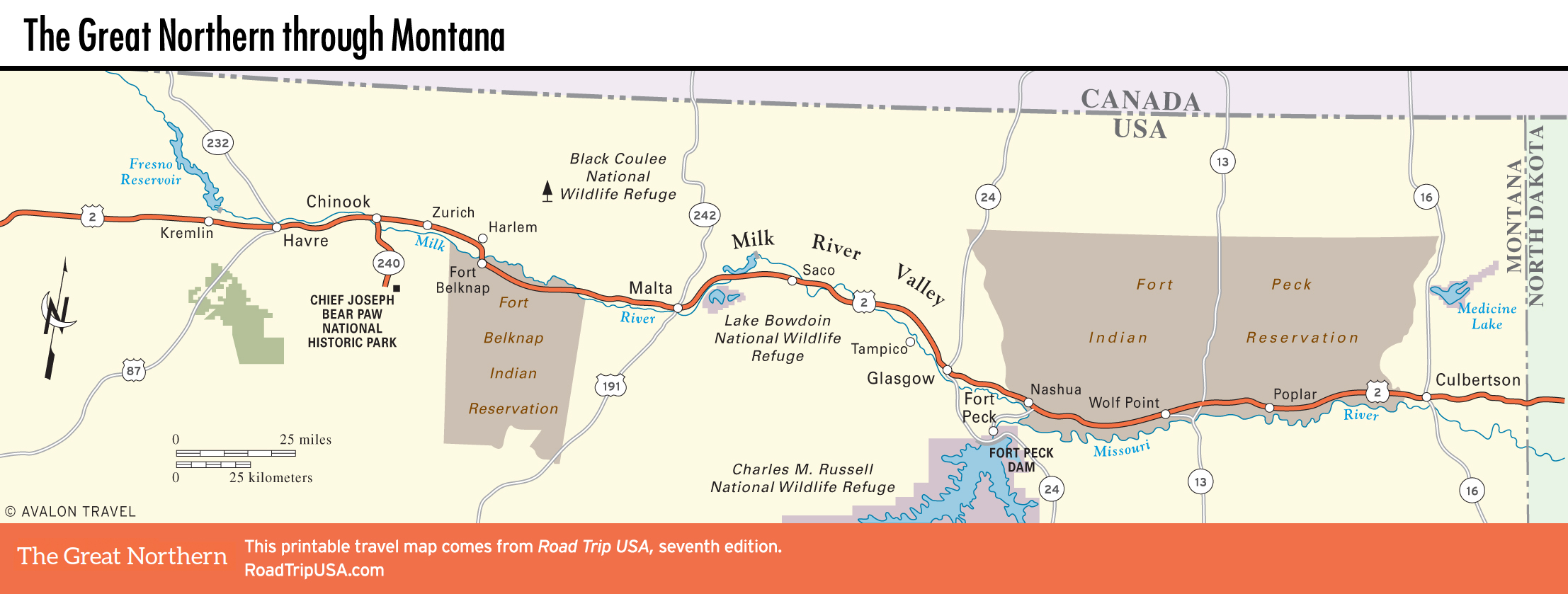 Highway 2 Montana Map Us Highway 2 Road Trip – The Great Northern | Road Trip Usa