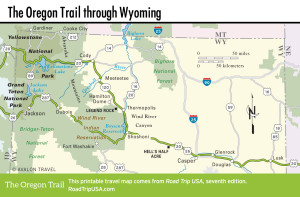 The Oregon Trail Across Wyoming 