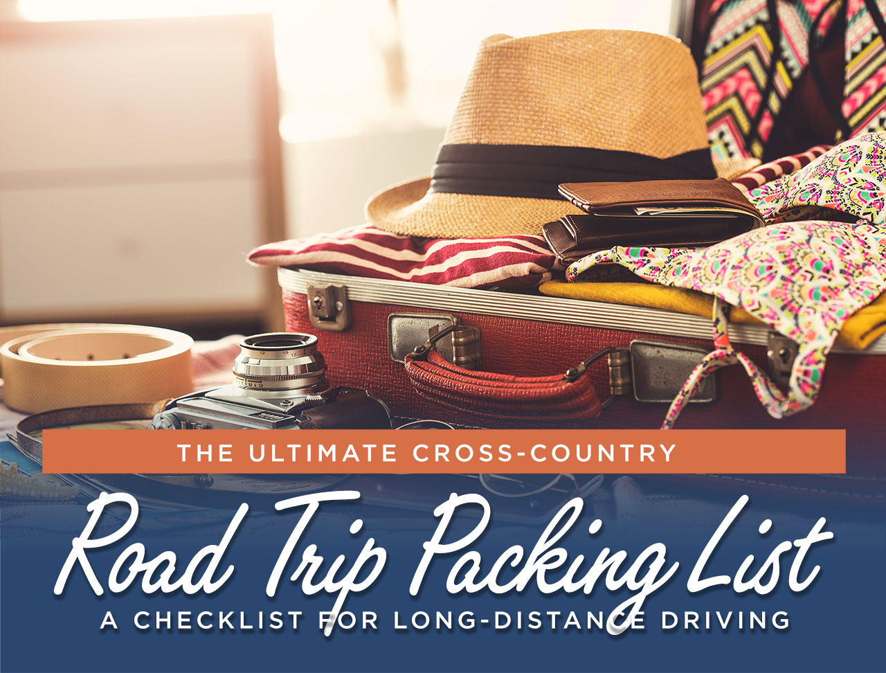 Cross-Country Road Trip Packing List - ROAD TRIP USA
