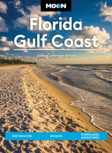 Image of book jacket with featuring image of a beach with text Florida Gulf Coast